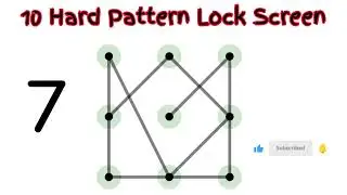 10 Hard Pattern Lock Screen Try your Mobile Phone - Pattern Lock Screen Style