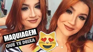 MAQUIAGEM QUE TE DEIXA MUITO GATAAAA! 🐱