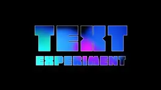 Эффекты яркого движущегося градиентного текста &mdash; краткий совет по After Effects