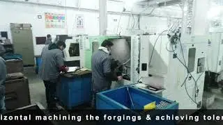 CNC MACHINING ON HOT FORGED BOLTS
