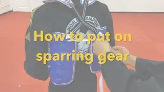 How to put on sparring gear