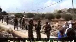Demonstration against the illegal separation wall