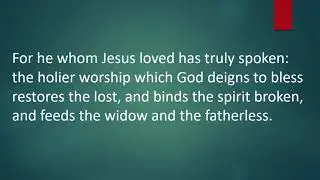 Children of God, reach out to one another!