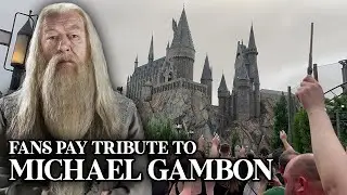 Wands Up for Michael Gambon - Fans Gather to Pay Tribute to &ldquo;Harry Potter&rdquo; Dumbledore Actor