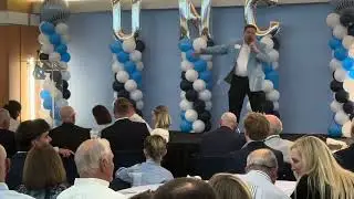 Brian was the auctioneer at the UNC Baseball First Pitch Dinner in Chapel Hill 