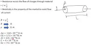 Basic Laws 1 - Resistance, Resistivity and Ohm Law شرح