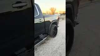 24x12 BLACKED OUT GMC 🔥👍🏻 #liftedtrucks #automobile #24x12 #wheels #aftermarket #subscribe #like