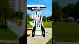 airplane new trending magic vfx pankha real plane effect up #shorts #viral #viralvideo #airplane #3d