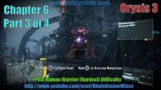 18 Only Human Pt3/4 Crysis 3 Stealth Walkthrough Hardest Difficulty Max Graphical Settings 1080p