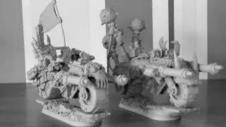 Warhammer 40k Ork Army PainBoy and KFF bike