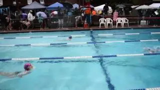 Hailey 100 medley relay 2nd place at Marine Hills