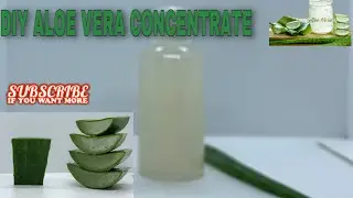 HOW TO EXTRACT, PRESERVE & STORE ALOE VERA JUICE LIKE COSMETICS GRADE