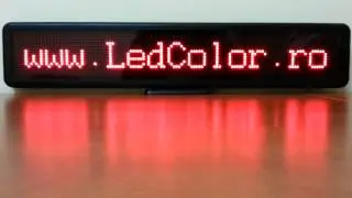 Ecran Panou Afisaj publicitar LED leduri led-uri rezolutie 16x128 - 2048 led-uri