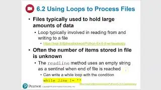 Python 6.2 - Using Python's for Loop to Read Lines