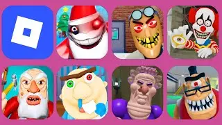 ROBLOX CHRISRMAS.Escape Mr Yummy's Supermarket chrisrmas.Escape Bob the Dentist(SCARY OBBY).hardmode