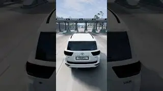 Brake Test with Different Vehicles #beamngdrive #beamngcrash #beamng #automobile #beamngtest