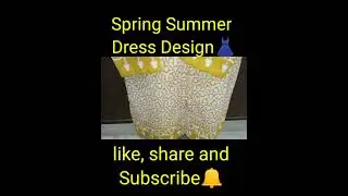 Spring Summer Dress Design👗👈😍 #shorts #design