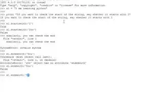 Important useful string operations - part1