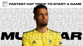 Six-minute hat trick! Fastest Hat Trick in MLS scored by Hany Mukhtar!