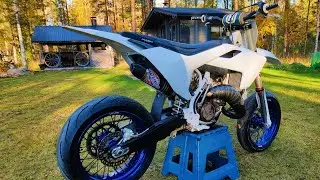 Husqvarna TC 125 Projekti #4 // Husse leipo?! Ja ekat ajot