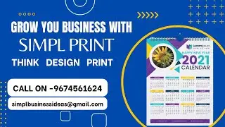 SIMPL PRINT- Elevate Your Year with Our Wall Calendar Printing Service, Call- +91 9674561624