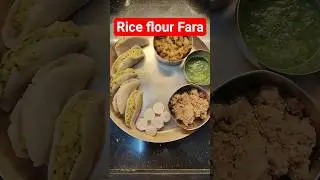 Makar Sankranti Special Rice Flour Fara 🌾✨ Soft rice flour dumplings stuffed with spiced chana dal