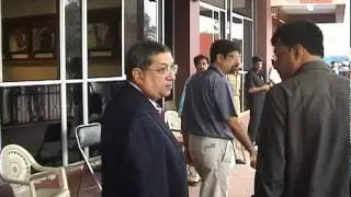 Tamil Nadu Ranji team arrives early.