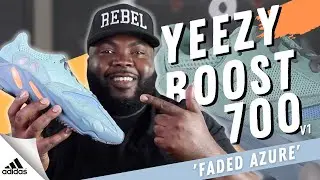 REVIEWING THE YEEZY BOOST 700 V1 FADED AZURE! REVIEW + ON FOOT! SLEPT ON!