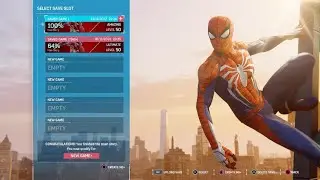 Marvel's Spider-Man how to auto pop platinum trophy data transfer