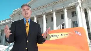 Jon Huntsman salutes Ab Jenkins & Mormon Meteor III