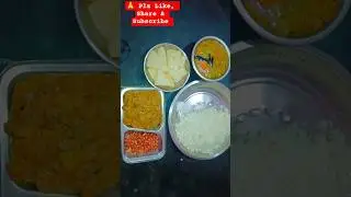 Lunch Thali Recipe😋😋😋#shorts#viral#youtubeshorts#video#youtube#viralshorts#ytshorts#viralvideo#lunch