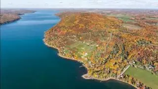 Autumn Over Canandaigua Lake.  Park Minute 65