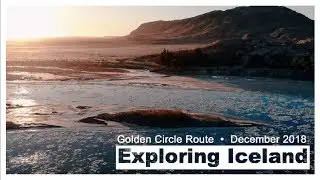 Iceland Mavic Air - All Highlights of the Golden Circle Route in December