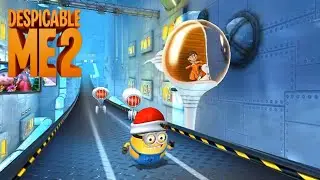 Minion rush Vector vs Santa Jerry minion boss fight Gru Lab Xbox PC gameplay Despicable me 2 minions
