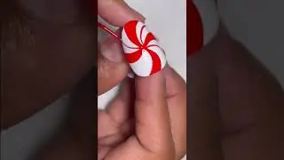Peppermint Nail Tutorial🎄