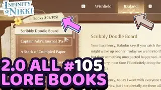 2.0 ALL 105 Lore Books Locations & How to Get Itzaland Compendium Diamonds 💜🔮 Infinity Nikki