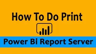 how to do print power bi report server