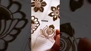 flowers tutorial 🌹🌷#hennatatto #figure #mehndi #trendingshorts #viralshorts #youtubeshorts