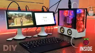 How to Make Dual Monitor Raspberry PI PC | World's Smallest Raspberry PI PC - Rizwan's Ideas