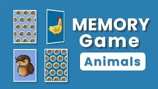 Memory Game | Birds & Farm Animals | Concentration | English Vocabulary & Pronunciation Practice