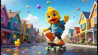 Voroom Voroom! The Silly Skateboard Spin | Wacky Wheels Song | Skateboard Rhyme for Toddlers