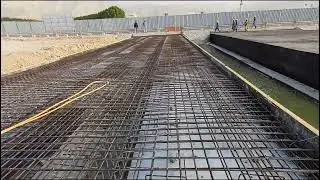 BOX CULVERT'S TOP SLAB STEEL REBAR REVIEW  #slabsteel #construction