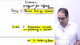 Difference in ,Price & Value  in Cost Accounting II Theory of Costing Part 2 II 9717356614