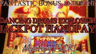 THEM DRUMS KNOW HOW TO PARTY! 💃🕺 DANCING DRUMS EXPLOSION MYSTERY PICK LEADS TO A JACKPOT HANDPAY! 🤩😱