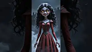 Horror Version of Tangled Character😱 | Creepy Shorts #tangled #creepy #transformation