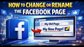How to Change or Rename a Facebook Page name and username (2025 Updated) | Step-by-Step Guide