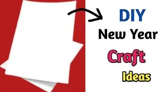 How To Make A New Year Card 2021/ Beautiful Handmade New Year Card 2021/ DIY greetings Card/ paper.