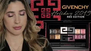 GIVENCHY RED EDITION HOLIDAY 2019 EYESHADOW PALETTE | Review Eye Look Swatches RED LINE COLLECTION