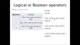 Linux Shell Scripting | Unit 3 | Shell Operators | Logical | Part 5 of 11