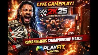 WWE 2K25 Live Stream – Epic WWE Matches in HD #shorts #livegameplay #romanreigns